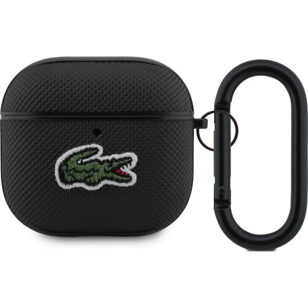 Lacoste Petite Pique Croc Logo Case Black (Apple AirPods 4)